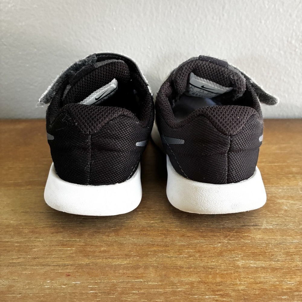 Nike Tanjun Easy On Gray Black Sneakers Shoes Baby Toddler Size 8 8C - Picture 6 of 8